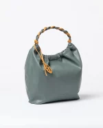 Bolso  Surkana de hombro Azul acero - Imagen 2