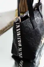 Bolso cubo Noco animal print Negro - Imagen 3