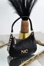 Góndola Noco animal print negra