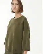 Sudadera Paz Torras kaki - Imagen 4