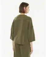Sudadera Paz Torras kaki - Imagen 3