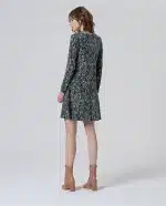 Vestido corto Surkana Azul petróleo - Imagen 2
