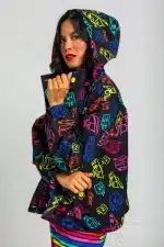 Chaqueta Lolina con capucha multicolor - Imagen 4