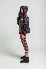 Chaqueta Lolina con capucha multicolor - Imagen 5