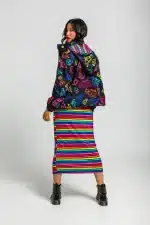 Chaqueta Lolina con capucha multicolor - Imagen 2