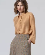Falda Surkana micro estampado Azul - Imagen 3