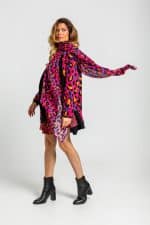 Pañuelo Lolina estampado fucsia - Imagen 2