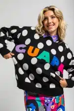 Suéter Lolina Oversize a topos - Imagen 5