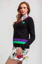 Suéter Lolina escote pico negro - Imagen 5