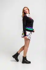 Suéter Lolina escote pico negro - Imagen 2