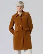 Abrigo Surkana de chenilla Mostaza