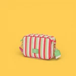 Bandolera lona Agatha Ruiz de la Prada Líneas Rosa - Imagen 3