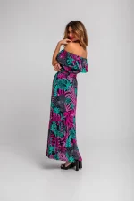 Blusa Lolina de hojas y panteras - Imagen 2