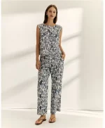 Blusa Paz Torras Azul Índigo