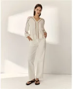 Blusa Paz Torras Crema