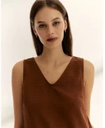 Blusa Paz Torras Marrón - Imagen 4