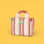 Bolso Lona Agatha Ruiz de la Prada Líneas Rosa - Imagen 3