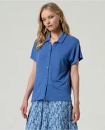 Camisa Surkana bambú Azul