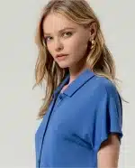 Camisa Surkana bambú Azul - Imagen 4