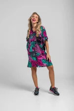 Camisero Lolina de hojas y panteras