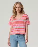 Camiseta Surkana manga corta Rosa