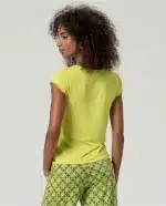 Camiseta Surkana bambú Verde acido - Imagen 2