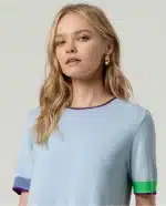 Jersey Surkana punto fino  Azul Empolvado - Imagen 3