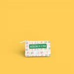 Monedero Agatha Ruiz de la Prada estampado crema cremallera