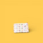 Monedero Agatha Ruiz de la Prada estampado crema cremallera - Imagen 2