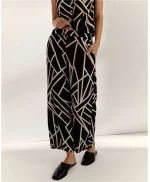 Pantalón Paz Torras estampado negro - Imagen 2