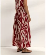 Pantalón Paz Torras estampado rojo - Imagen 3