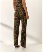 Pantalón Paz Torras estampado verde - Imagen 3