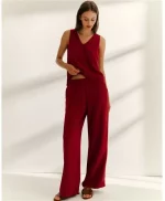 Pantalón Paz Torras rojo