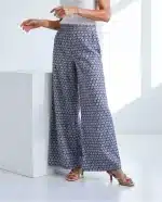 Pantalón Surkana estampado Azul - Imagen 2