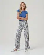 Pantalón Surkana recto Azul