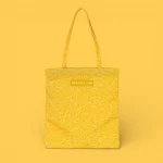 Totebag Agatha Ruiz de la Prada estampado amarillo cremallera