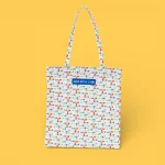 Totebag Agatha Ruiz de la Prada estampado cremallera