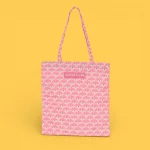 Totebag Agatha Ruiz de la Prada estampado rosa cremallera