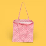 Totebag Agatha Ruiz de la Prada estampado rosa cremallera - Imagen 3
