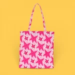 Totebag Agatha Ruiz de la Prada estrellas rojas cremallera - Imagen 2