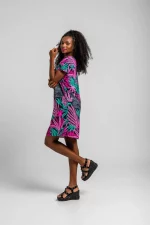 Vestido Lolina de hojas y panteras (copia) - Imagen 3