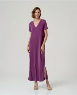 Vestido Surkana maxi Morado