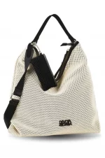 Bolso Bandolera Devota&Lomba Net Blanco - Imagen 3