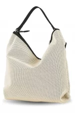 Bolso Bandolera Devota&Lomba Net Blanco - Imagen 2