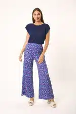 Pantalón Lylu estampado azul