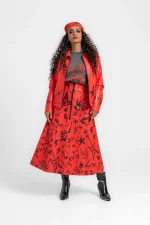 Cazadora efecto piel de Lolina estilo Rock and Roll en Girasol Murcia